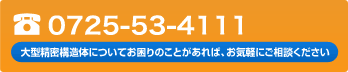 電話番号 0725-53-4111