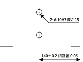 基準面からの寸法公差を緩和