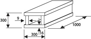 溶接構造体（SS400）